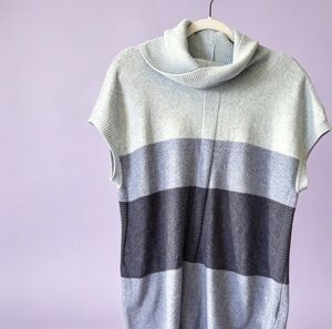 Women’s Croft & Barrow High-Low Colorblock Cowl Neck Sweater